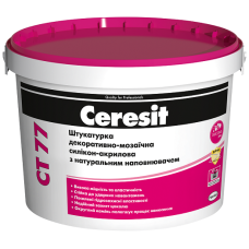 Декоративная штукатурка мозаичная Ceresit СТ 77 полимерная 8 кг
