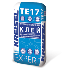 Клей для плитки высокоэластичный Kreisel TE 17 Expert 25 кг 