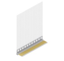 Профіль віконний ПВХ з сіткою Ceresit CT 340 Pro GAP 2,4 м х 6 мм, білий