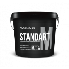 Акрилова фарба матова Farbmann Standart M біла 9 л