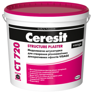 Декоративная штукатурка Ceresit СТ 720 Visage 20 кг