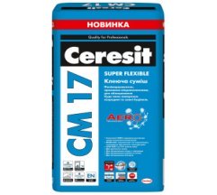 Клей для плитки высокоэластичный Ceresit СМ 17 Аero Super Flexible 25 кг 