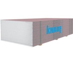 Гіпсокартон вогнестійкий стіновий Knauf 12,5 х 1200 х 2500 мм