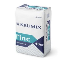 Гіпс будівельний Krumix Г-5 40 кг