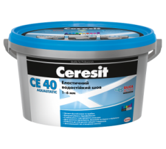 Затирка для швов водостойкая Ceresit CE 40 Aquastatic Какао 2 кг