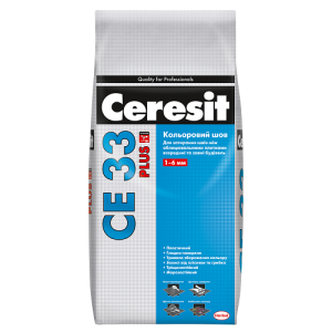 Затирка для швов Ceresit СЕ 33 Plus Бежевый 2 кг 