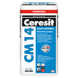 Клей для плитки эластичный Ceresit СМ 14 Elastic Universal 25кг 
