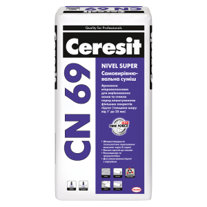 Самовыравнивающийся пол Ceresit CN 69 Nivel Super 25 кг