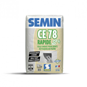 Шпаклівка гіпсова для швів Semin  CE 78 Tres Rapide 2H 25 кг