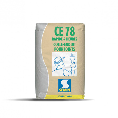Шпаклівка гіпсова для швів Semin  CE 78 Rapide 4H 25 кг