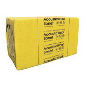 Акустична мінеральна вата AcousticWool Sonet, 1000 х 600 х 50, 1 кв.м