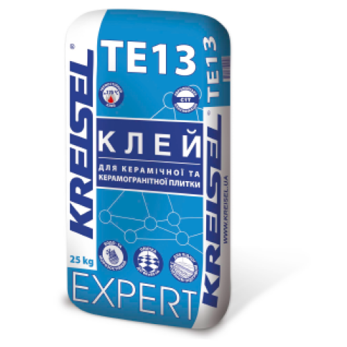 Клей для керамічної та керамогранітної плитки Kreisel TЕ 13 Expert 25 кг 