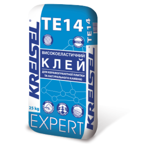Клей для плитки еластичний Kreisel TE 14 Expert 25 кг 