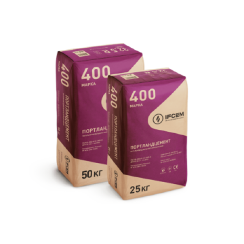 Портландцемент CEM IV/B(P-V) 32,5 R-SR (М-400), Ifcem, 25 кг