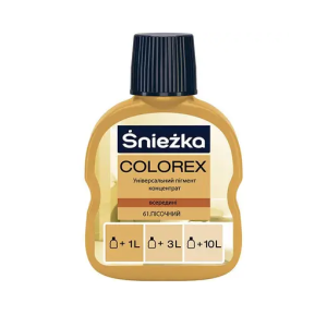 Краситель Sniezka Colorex № 61 (песочный) 100 мл