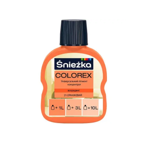 Краситель Sniezka Colorex № 21 (оранжевый) 100 мл