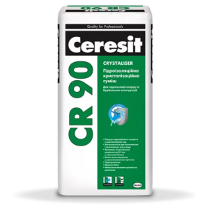 Смесь гидроизоляционная Ceresit CR 90 Crystaliser, 25 кг