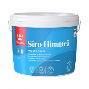 Латексна інтер’єрна фарба матова Tikkurila Siro Himmea для стелі біла 2,7 л