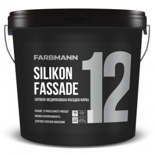 Фасадная краска силикон-модифицированная Farbmann Silikon Fassade 12 белая 4,5 л