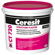Декоративна штукатурка Ceresit СТ 720 Visage 20 кг