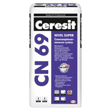 Самовыравнивающийся пол Ceresit CN 69 Nivel Super 25 кг