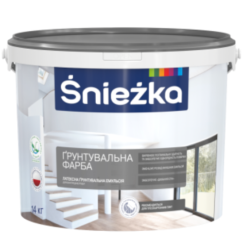 Грунтующая краска латексная Sniezka 7 кг