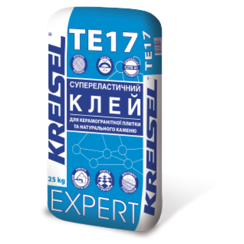 Клей для плитки високоеластичний Kreisel TE 17 Expert 25 кг 