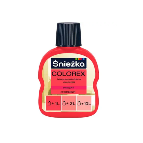 Краситель Sniezka Colorex № 23 (красный) 100 мл