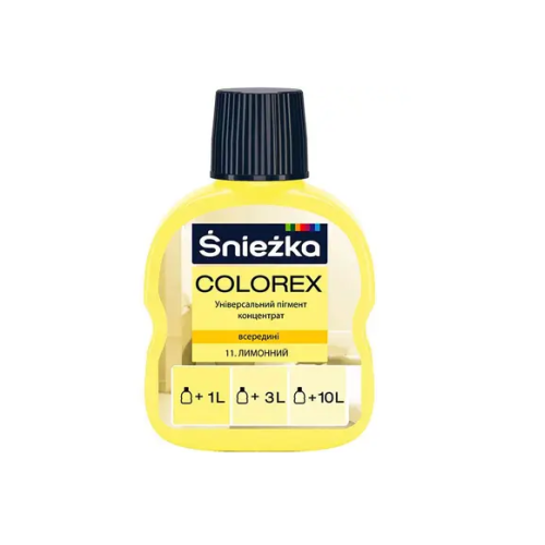 Краситель Sniezka Colorex № 11 (лимонный) 100 мл