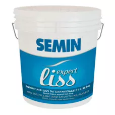 Шпаклівка фінішна для ручного та машинного нанесення Semin Expert liss seau (відро), 25 кг 